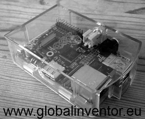 Raspberry Pi in his case